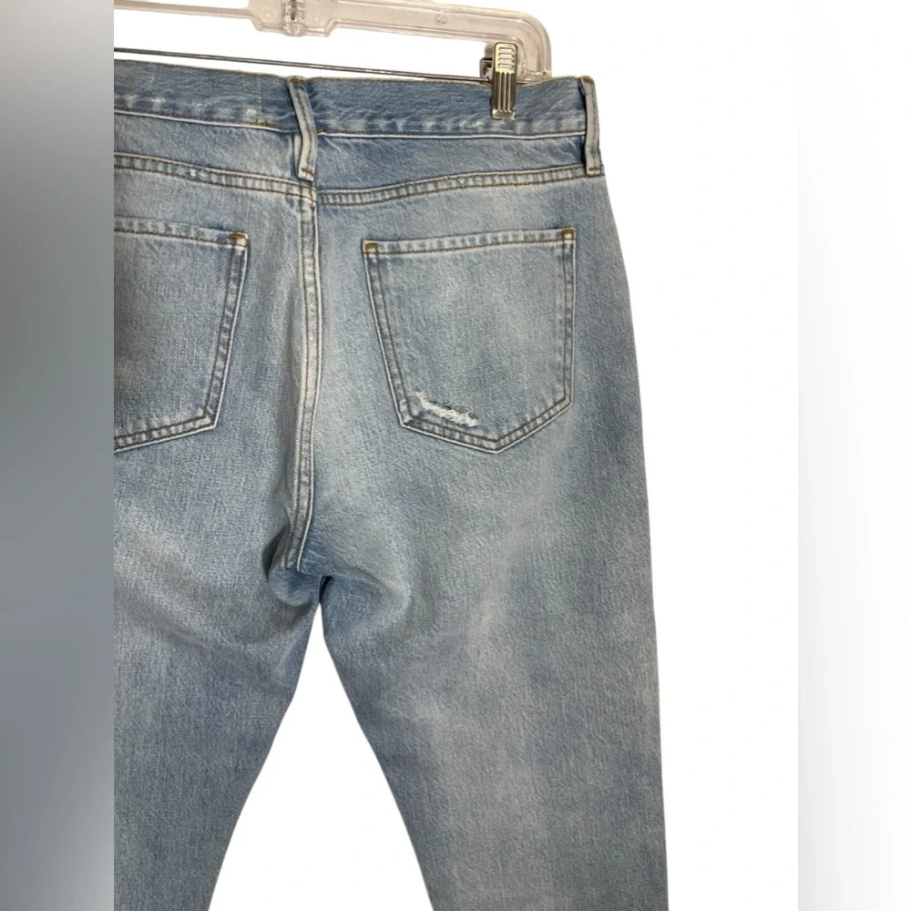 FRAME Jeans size‎ 29 Le Piper High Rise Light Wash Raw Hem Jeans 🩵🩵